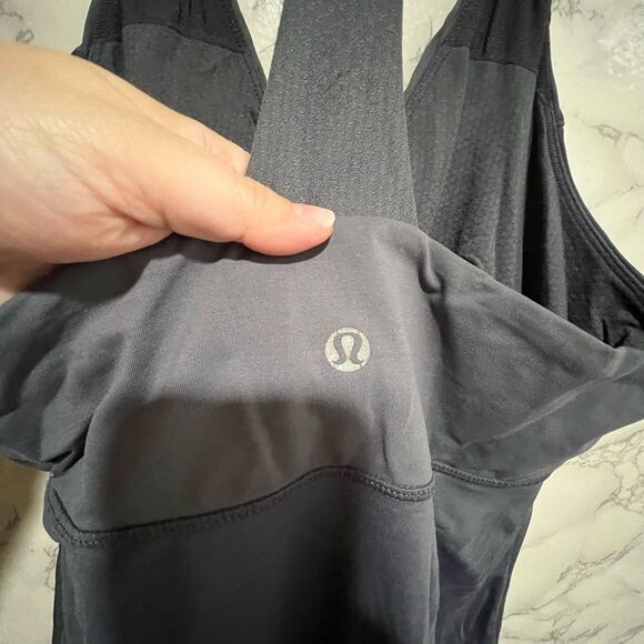 Lululemon Charcoal Gray Y Back Tank - Picture 4 of 4